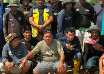UPT PSDA Tiroang Gotong Royong Perbaiki Irigasi
