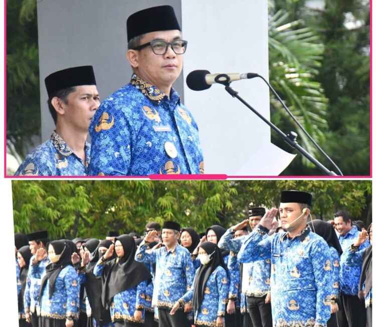 Pelaksana Upacara Adalah  Sekretariat DPRD Pinrang