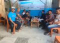 Ketua PWI Pinrang Muhammad Nur Bersama Jajarannya Menerima Kunjungan Silahturahmi Kasat lantas Polres Pinrang