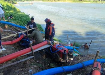 Pompanisasi Air Permukaan di Sungai Saddang