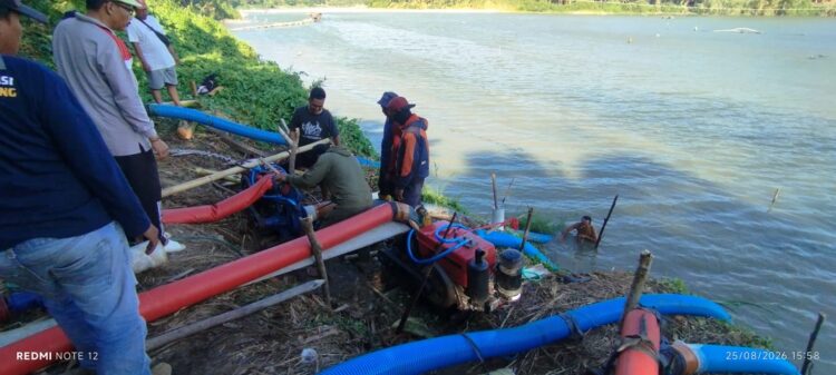 Pompanisasi Air Permukaan di Sungai Saddang