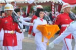HUT RI ke-81 di Pinrang, 70 Paskibraka Sukses Kibarkan Merah Putih