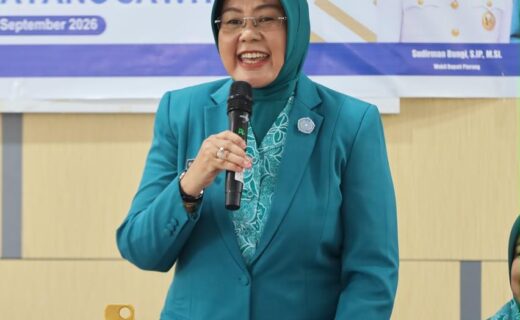 Pelantikan Ketua Tim Penggerak PKK Kelurahan se-Kecamatan Watang Sawitto
